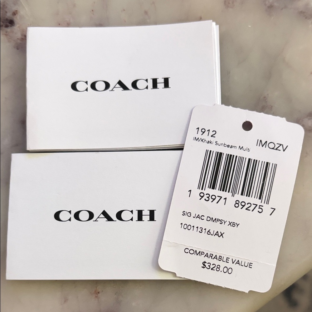 Coach Dempsey Signature Canvas Crossbody - Picture 11 of 13